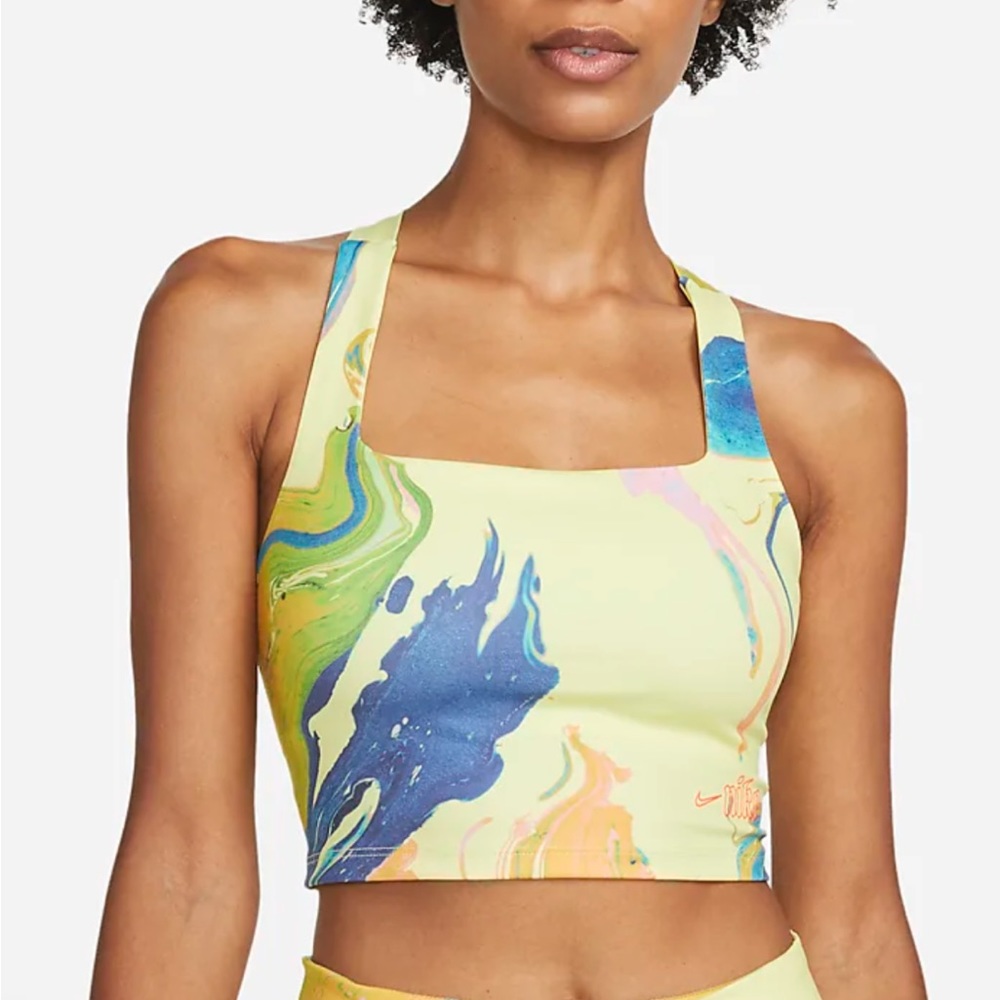 Nike Aurora Women's Cropped Marbled Tank